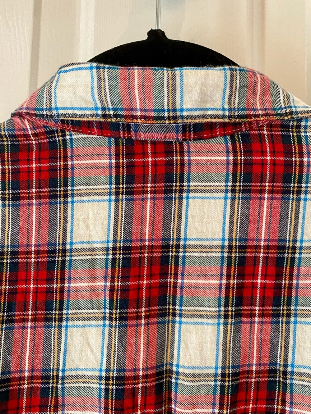GAP cozy plaid